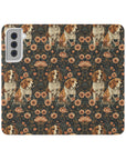 Beagle Blossom Bonanza Flip Cases