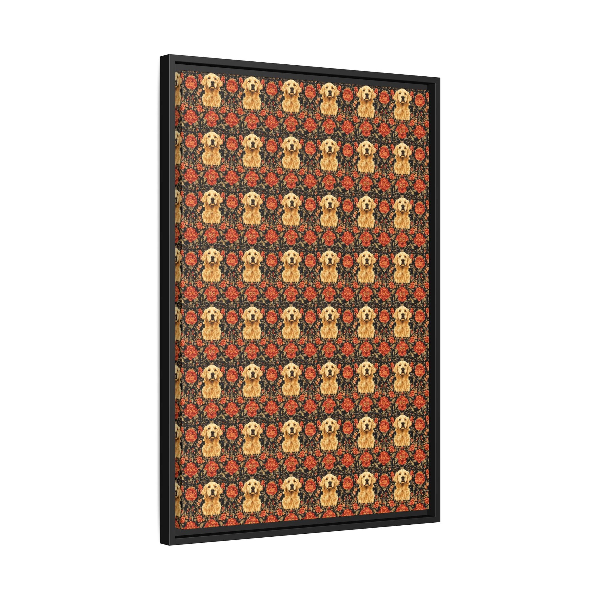 Golden Pawsatronic Tapestry Matte Canvas, Framed