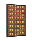 Golden Pawsatronic Tapestry Matte Canvas, Framed