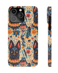 Bloomhound Shepherd Sentinel Slim Phone Cases