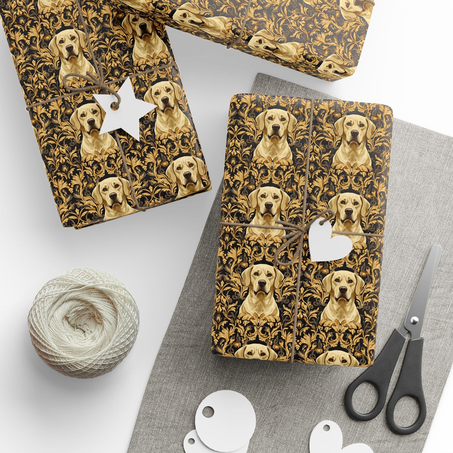 Royal Pawsitivity Labs Wrapping Paper