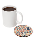 Bloomiful Lab Bouquet Cork Back Coaster