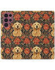 Golden Pawsatronic Tapestry Flip Cases