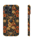 WhimsiWooly Shepherd Spritz Slim Phone Cases