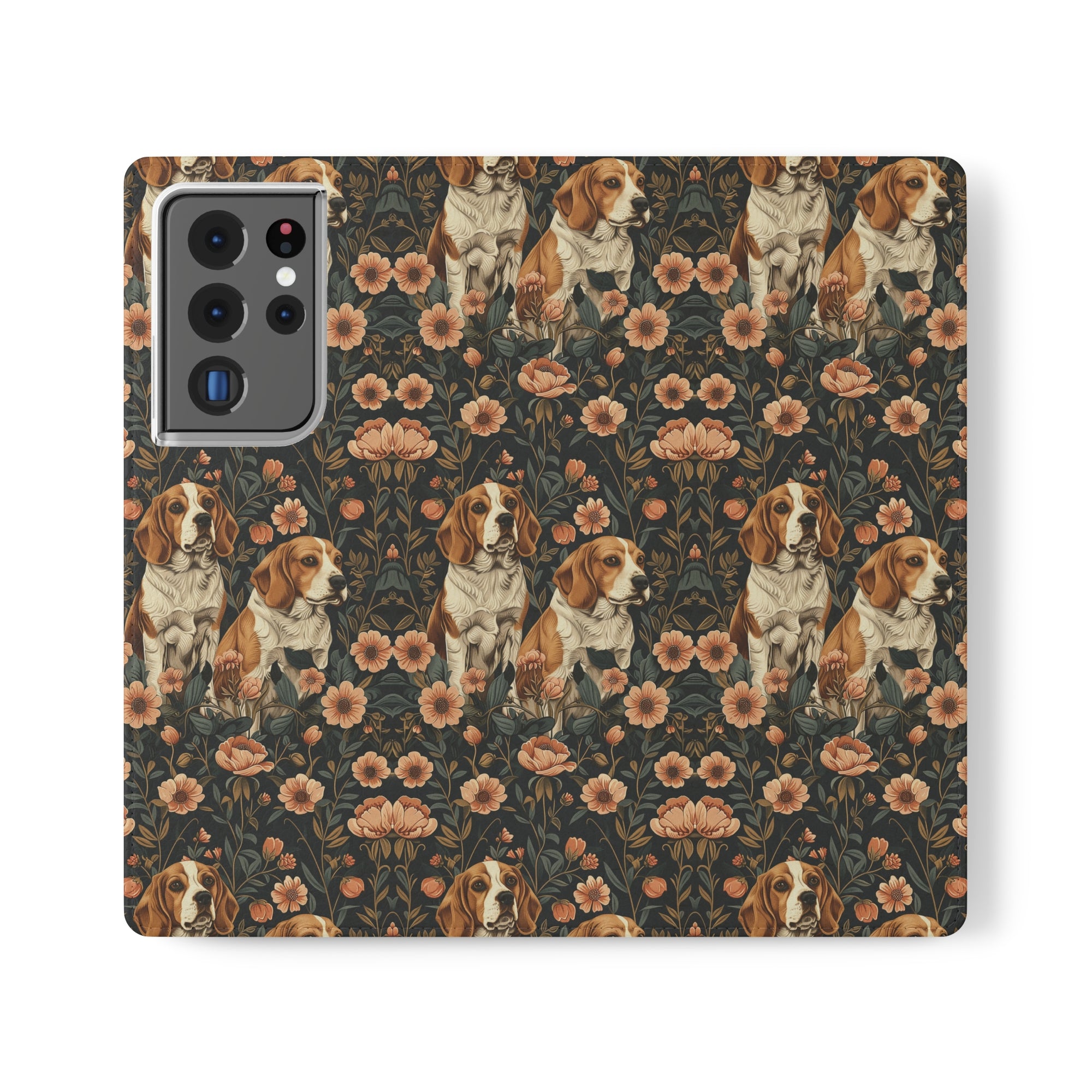 Beagle Blossom Bonanza Flip Cases