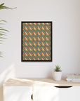 Blooming Goldie Glam Matte Canvas, Framed