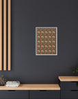 Blooming Pug Paradise Matte Canvas, Framed