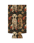 Blossoming Labradors Bouquet Slim Can Cooler