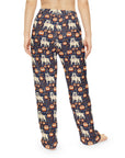 Bulldog Blossom Bonanza Women's Pajama Pants