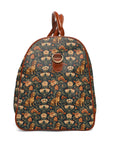 Dazzling Dachsund Blossoms & Foliage Waterproof Travel Bag