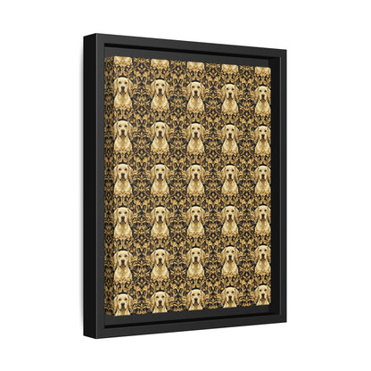 Royal Pawsitivity Labs Matte Canvas, Framed