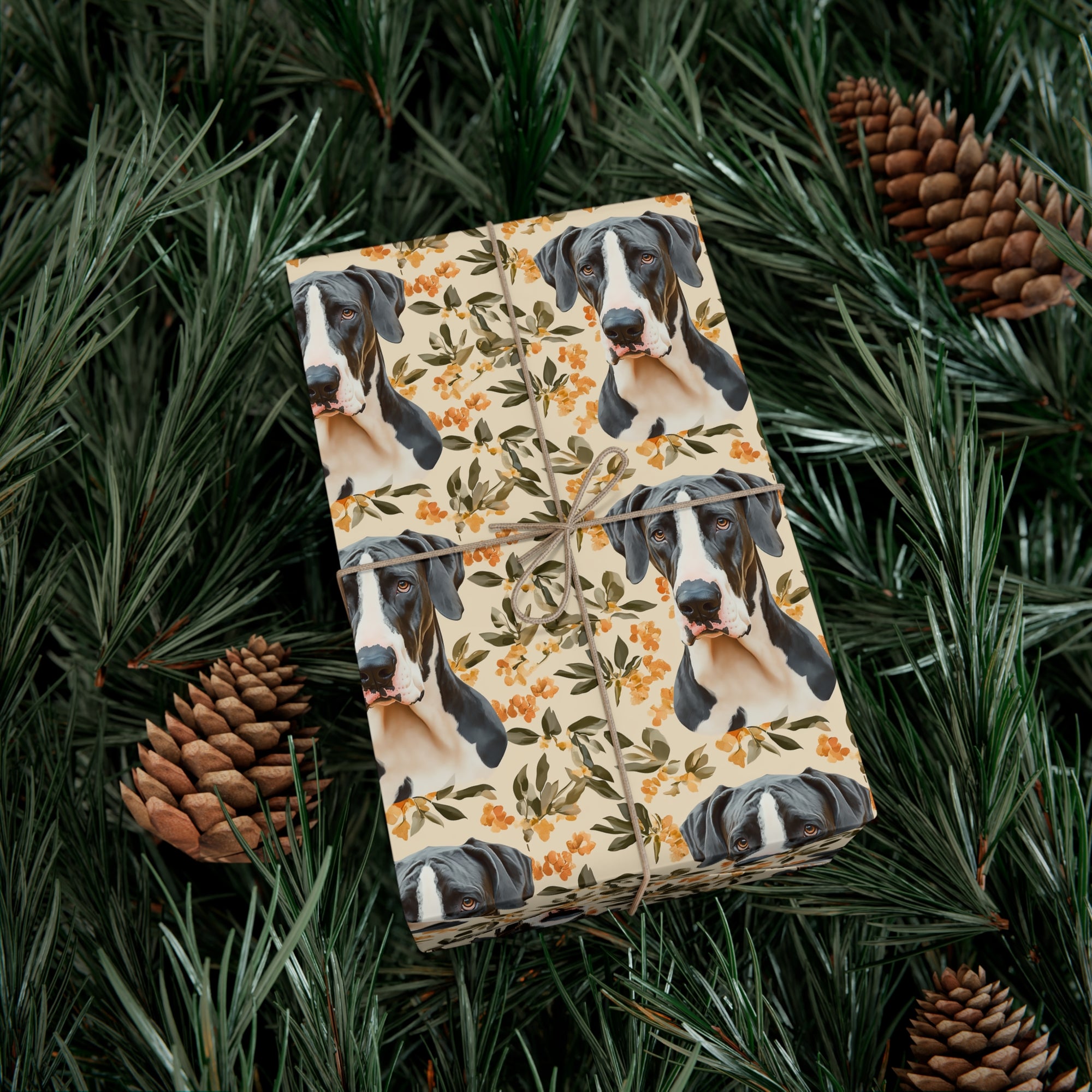 Majestic Great Dane Meadow Gift Wrap Papers