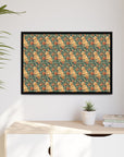 Blooming Goldie Glam Matte Canvas, Framed