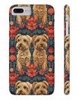 Yorkie Charm Twins Slim Phone Cases