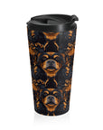 Modern Rottweiler Royalty Stainless Steel Travel Mug