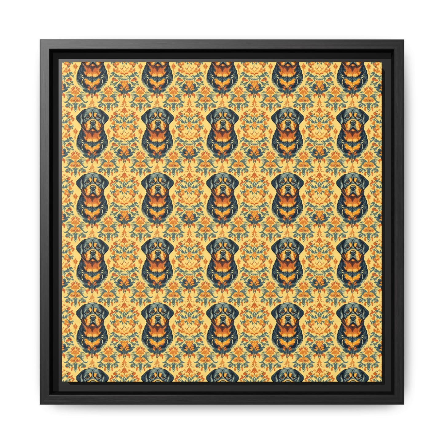 Royal Rottie Regalia Matte Canvas, Framed