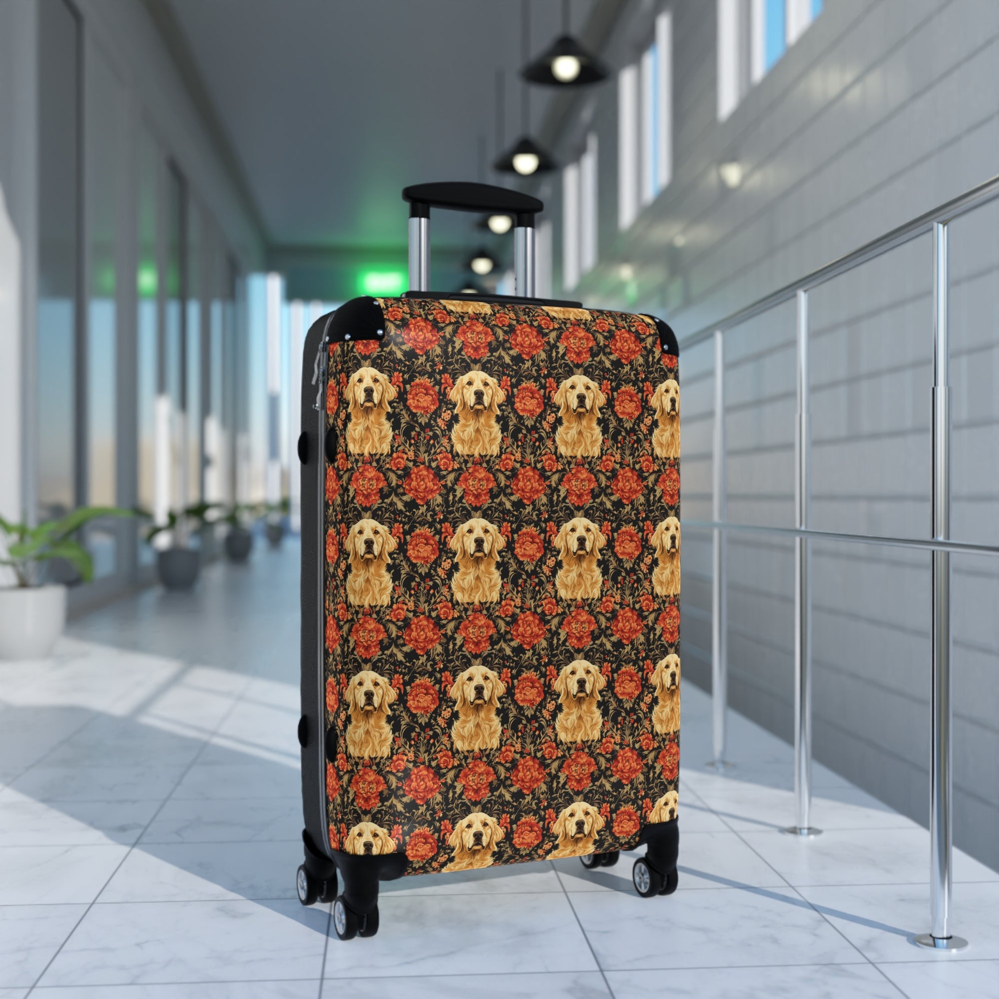 Golden Pawsatronic Tapestry Suitcase