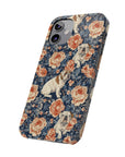 Blooming Bulldog Beauty Slim Phone Cases