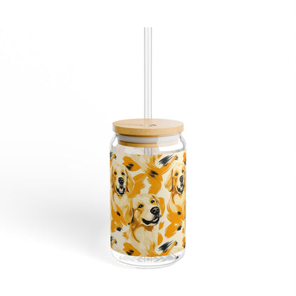 Golden Glitz 'n Glamour Woofwear Sipper Glass