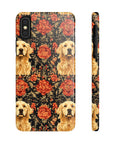 Golden Pawsatronic Tapestry Slim Phone Cases