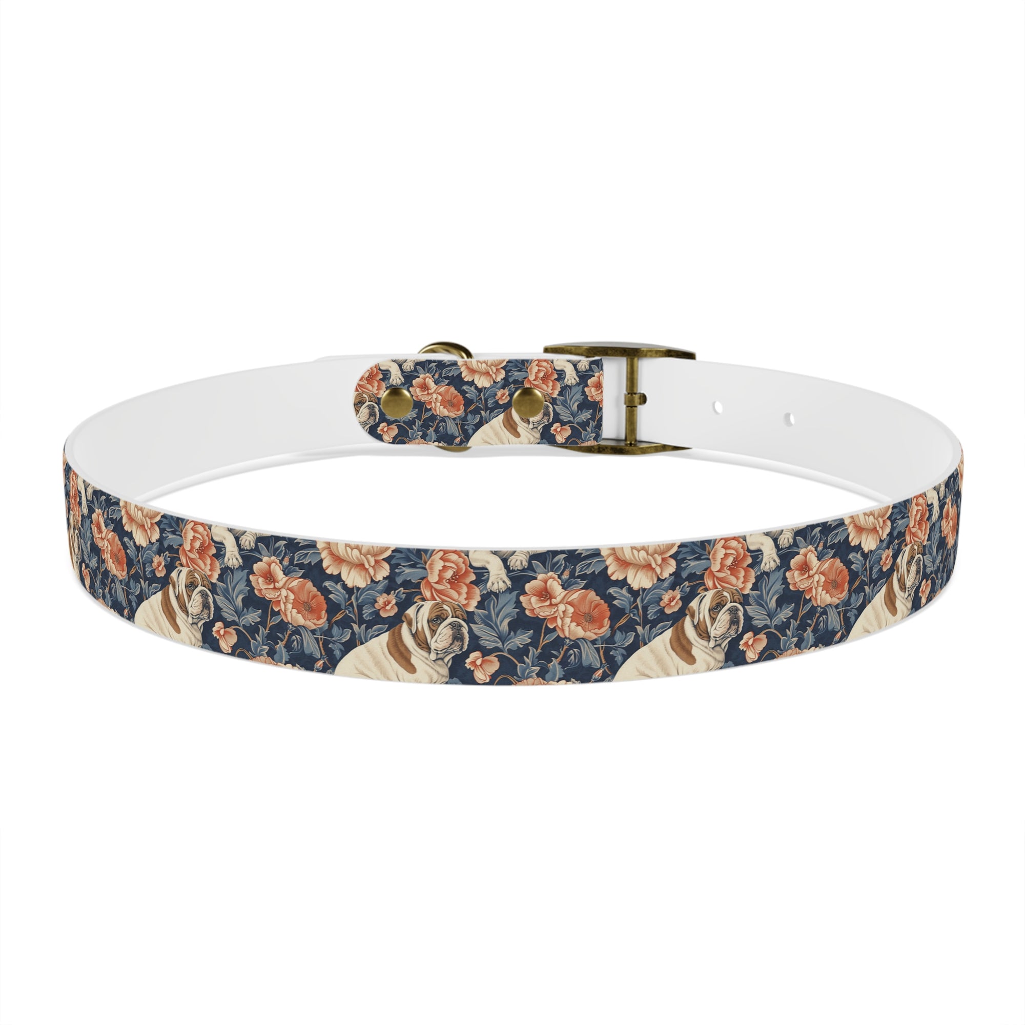 Blooming Bulldog Beauty Dog Collar