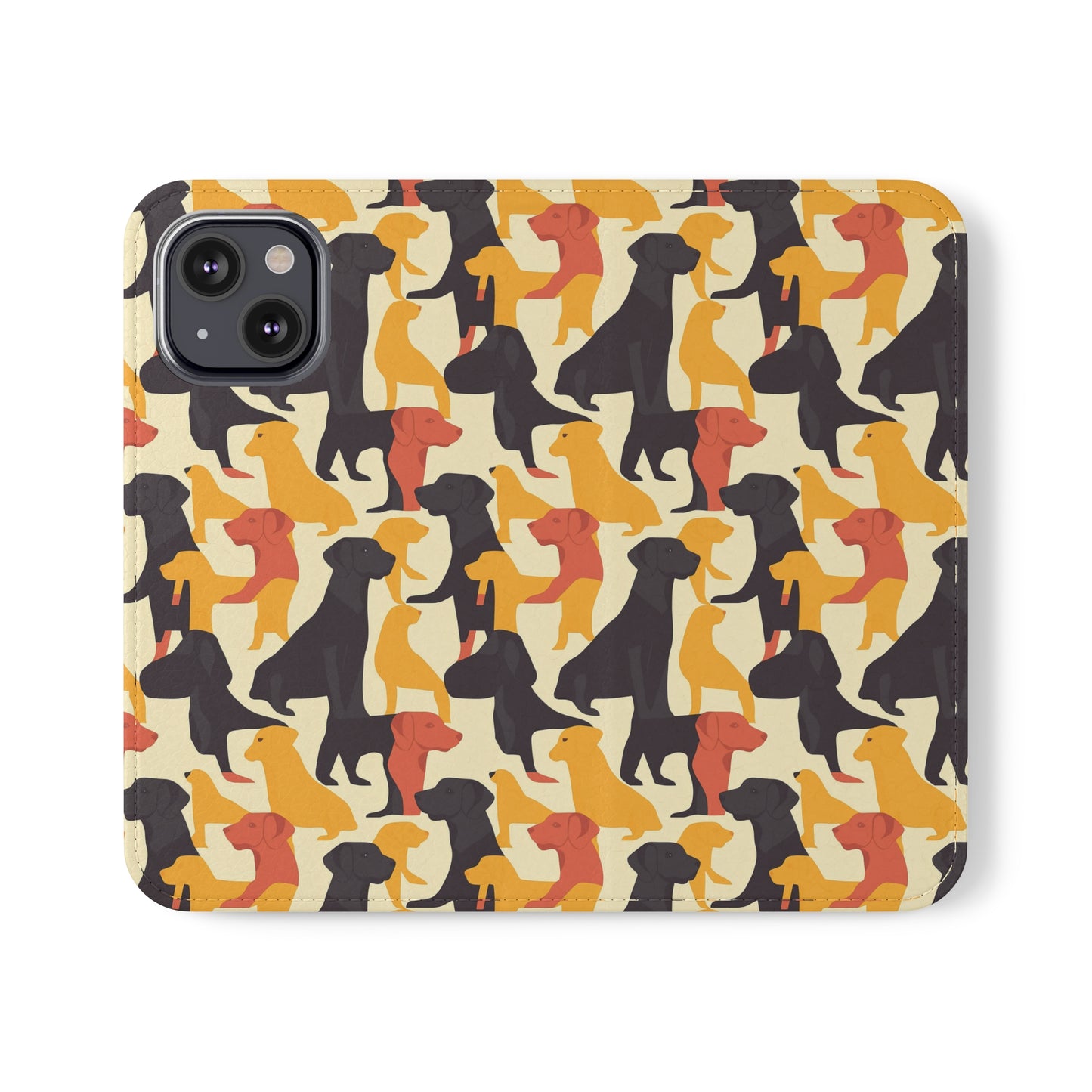 Modern Charm Labrador Chic Flip Cases