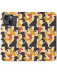 Modern Charm Labrador Chic Flip Cases