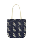 Celestial Boxer Bliss Canvas Tote Bag