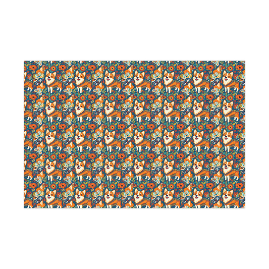 Corgi Carnival Couture Gift Wrap Papers