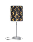 Majestic Hound Couture: German Shepherd LuxeBlend Lamp on a Stand