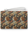 Beagle Blossoms Clutch Bag