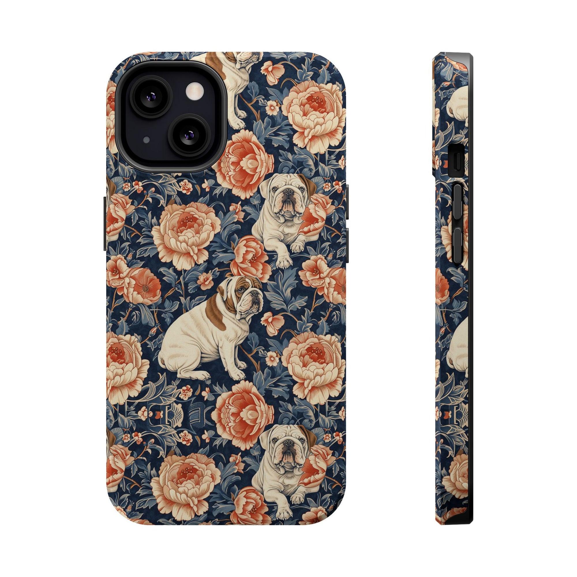 Blooming Bulldog Beauty Magnetic Tough Cases