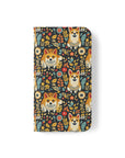 Corgi Rainbow Vine Dream Flip Cases