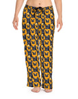 Frenchie Pawsitively Pawsome Peek-a-Boo Perfection Women's Pajama Pants