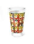 Corgi Chic Popart Pup Mixing Glass, 16oz