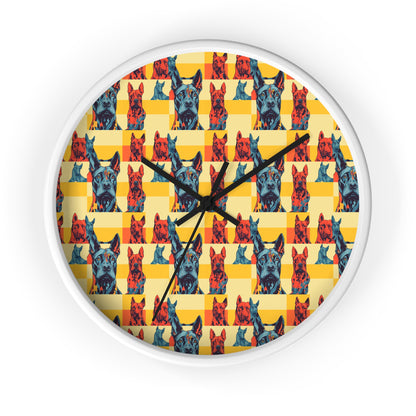 Dane-tastic Marvelous Mutt Mode Wall Clock