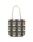 Wildwood Wanderlust Bulldog Canvas Tote Bag