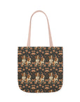 Beagle Blossom Bonanza Canvas Tote Bag