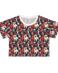 Bulldoggy Bliss Chomper Crop Tee