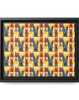 Dane-tastic Marvelous Mutt Mode Matte Canvas, Framed