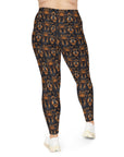 Modern Rottweiler Royalty Plus Size Leggings