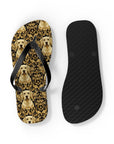 Royal Pawsitivity Labs Flip Flops