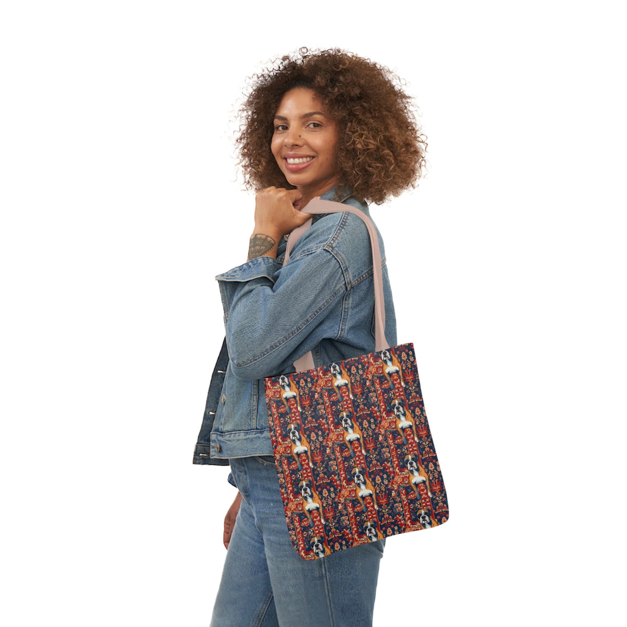 Boxer Blossom Tapestry Delight Canvas Tote Bag