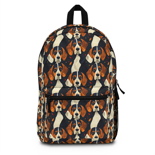 Beagle Glimmer Gaze Glamour Backpack