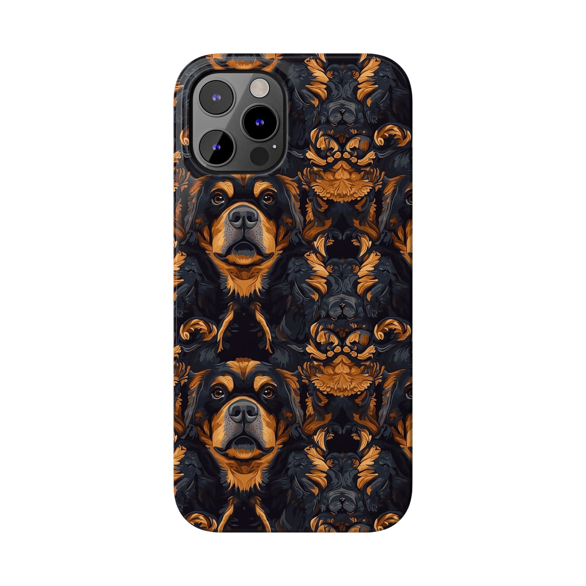 Modern Rottweiler Royalty Slim Phone Cases