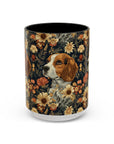 Beagle Blossoms Accent Coffee Mug