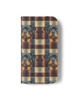 Pawsome Rottweiler Royalty Plaid Flip Cases