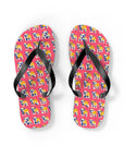 Bubblegum Glamour Bulldog Bouquet Flip Flops