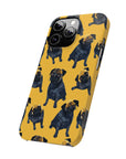 Puglet Posh Paradise Slim Phone Cases