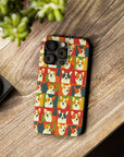 Corgi Chic Popart Pup Slim Phone Cases